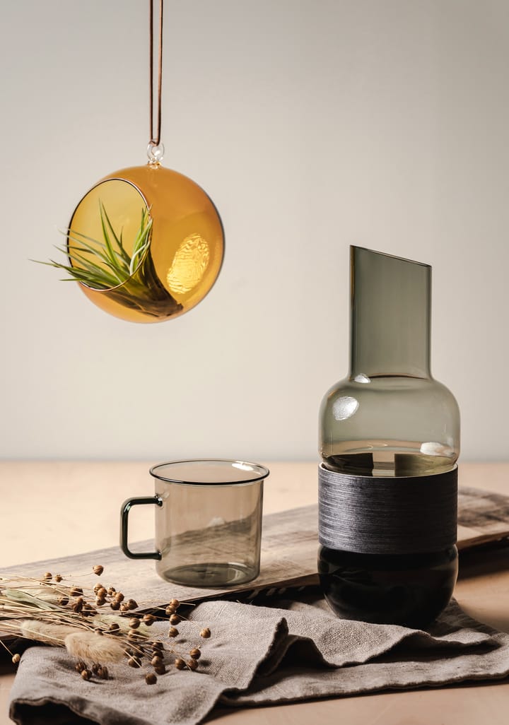 Veneer Karaffe 1 L, Grau-kolschwarz Muurla