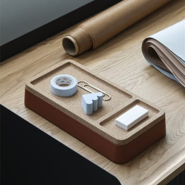 Arrange Desktop Tablett 12 x 25cm - Copper brown - Muuto
