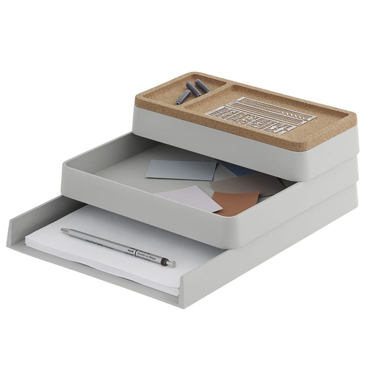 Arrange Desktop Tablett 12 x 25cm, Grey Muuto