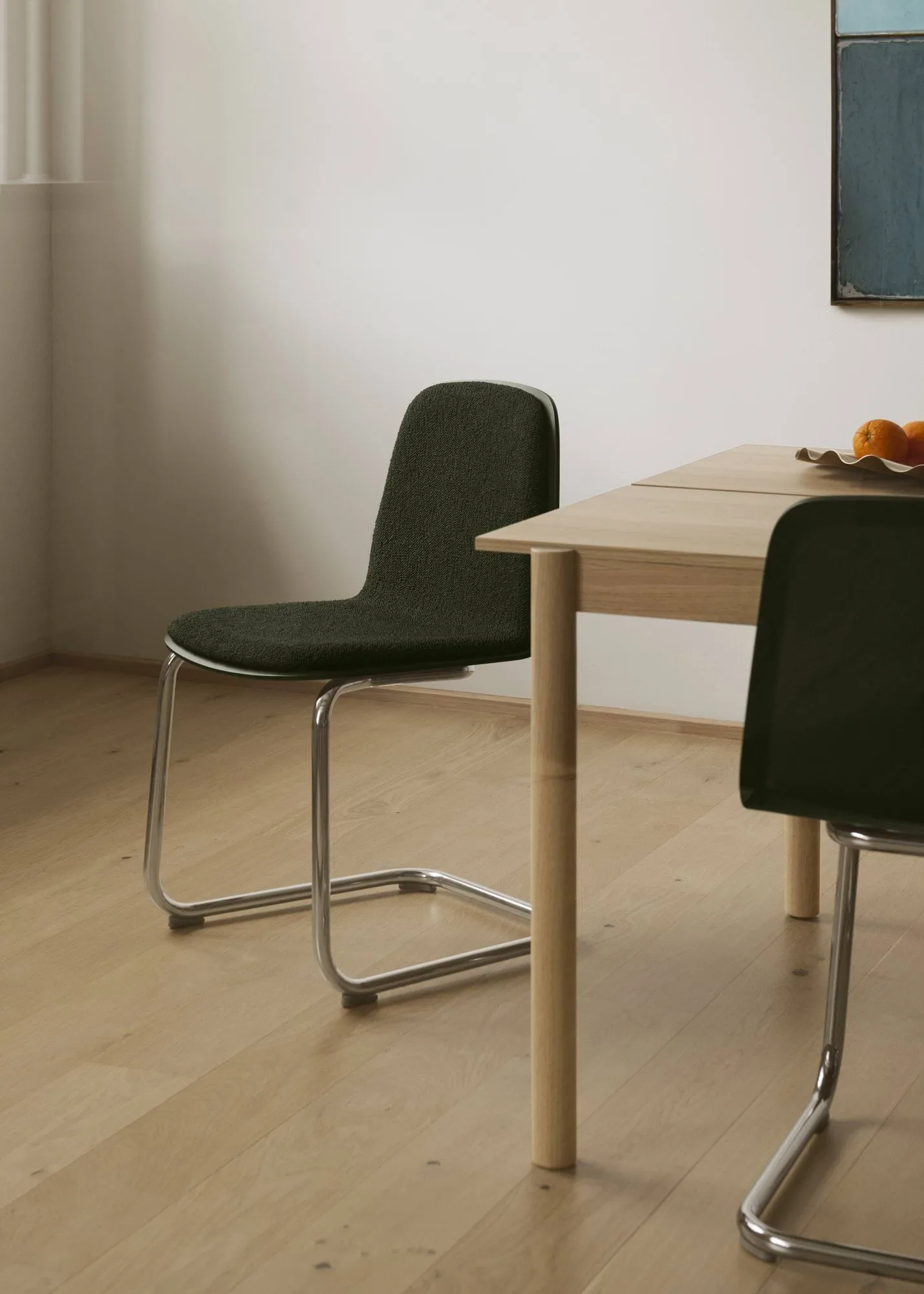 Brink Chair Cantilever Base Stuhl, Schwarz-schwarz Muuto
