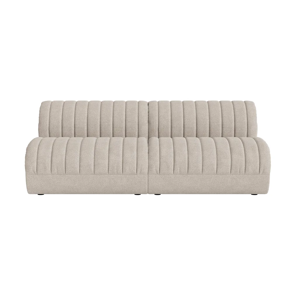 Coltre Modulsofa, Konfiguration 1, Turf-Sand, 2-Sitzer Muuto