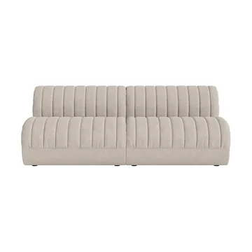 Coltre Modulsofa - Konfiguration 1, Turf-Sand, 2-Sitzer - Muuto