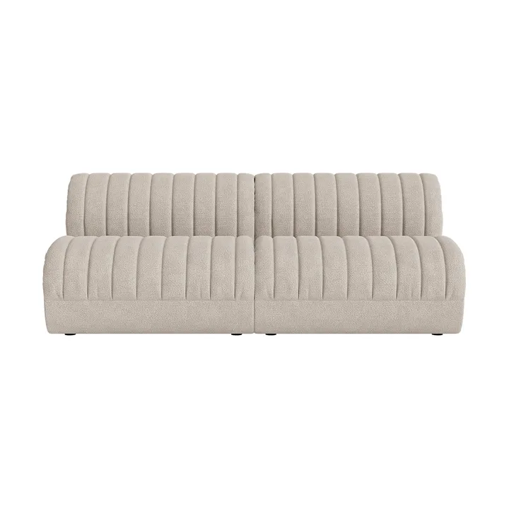 Coltre Modulsofa - Konfiguration 1, Turf-Sand, 2-Sitzer - Muuto
