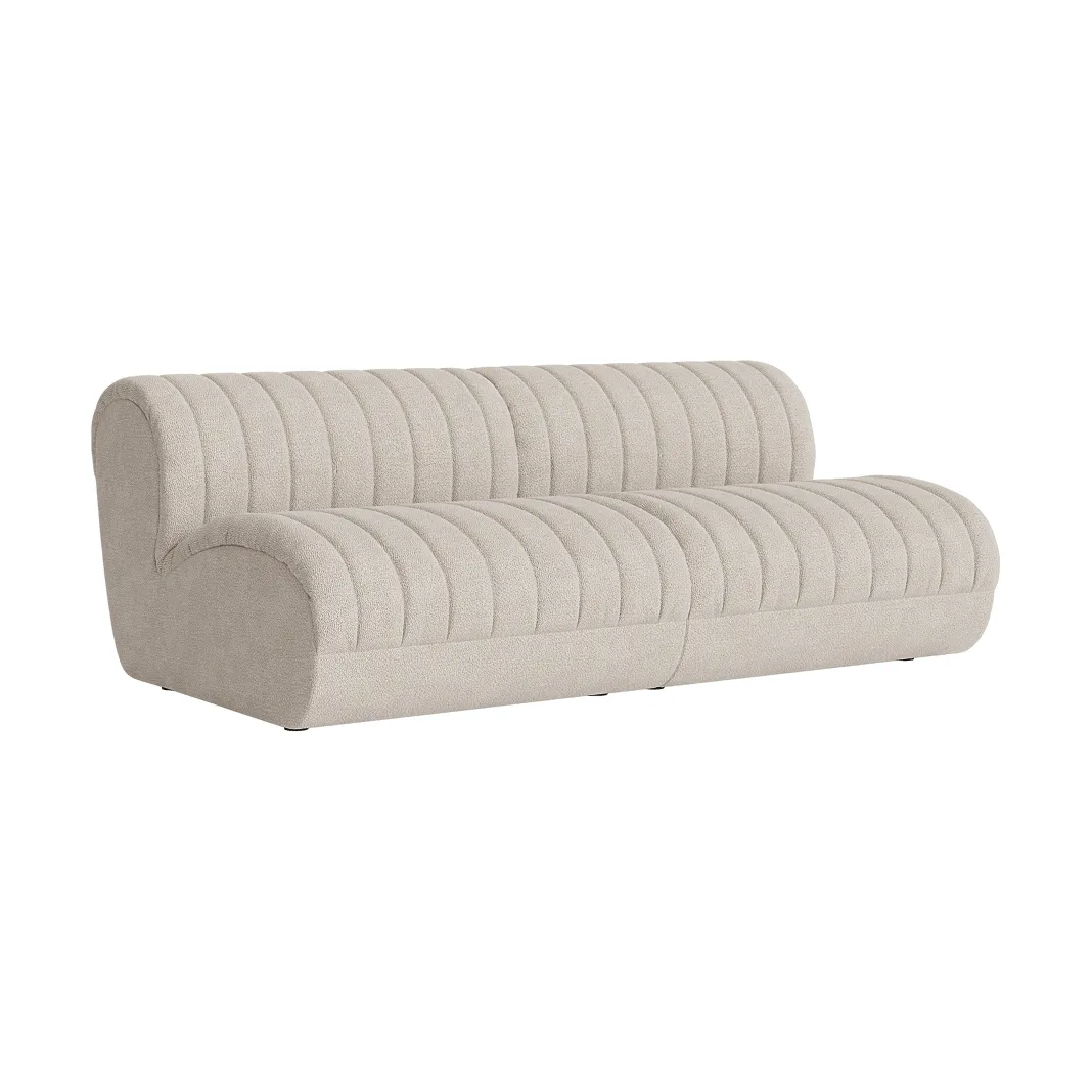 Coltre Modulsofa, Konfiguration 1, Turf-Sand, 2-Sitzer Muuto