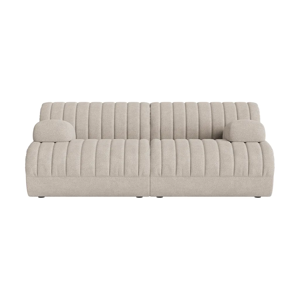 Coltre Modulsofa, Konfiguration 2, Turf-Sand, 2-Sitzer Muuto