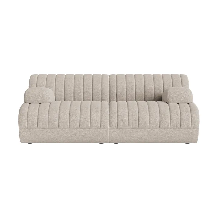 Coltre Modulsofa - Konfiguration 2, Turf-Sand, 2-Sitzer - Muuto