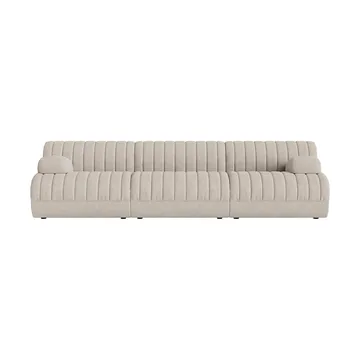 Coltre Modulsofa - Konfiguration 2, Turf-Sand, 3-Sitzer - Muuto