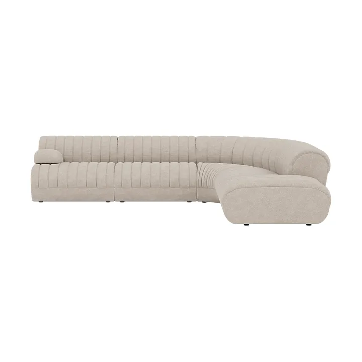 Coltre Modulsofa - Konfiguration 2, Turf-Sand, Ecksofa - Muuto