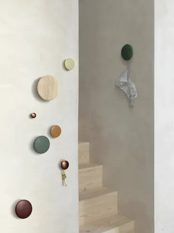 Dots Wandhaken Eiche - Ø13 cm - Muuto