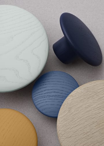 Dots wood Haken sage green - Ø6,5cm - Muuto