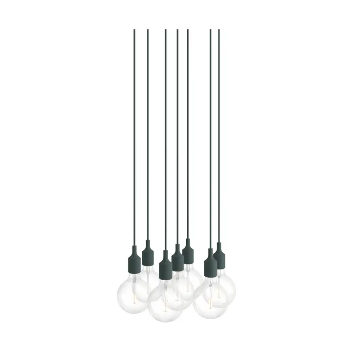 E27 Pendant Cluster 7 Pendel - Dunkelgrün - Muuto