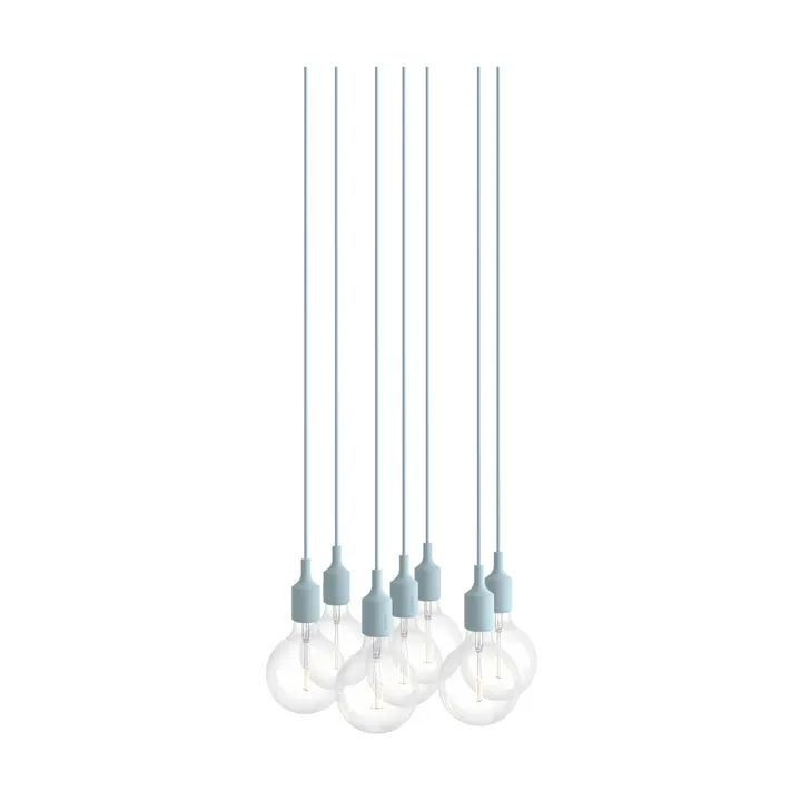E27 Pendant Cluster 7 Pendel - Hellblau - Muuto