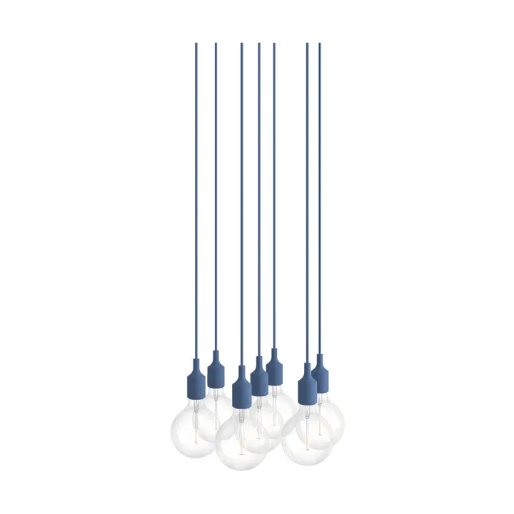 E27 Pendant Cluster 7 Pendel - Hellblau - Muuto