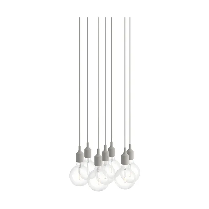 E27 Pendant Cluster 7 Pendel - Hellgrau - Muuto