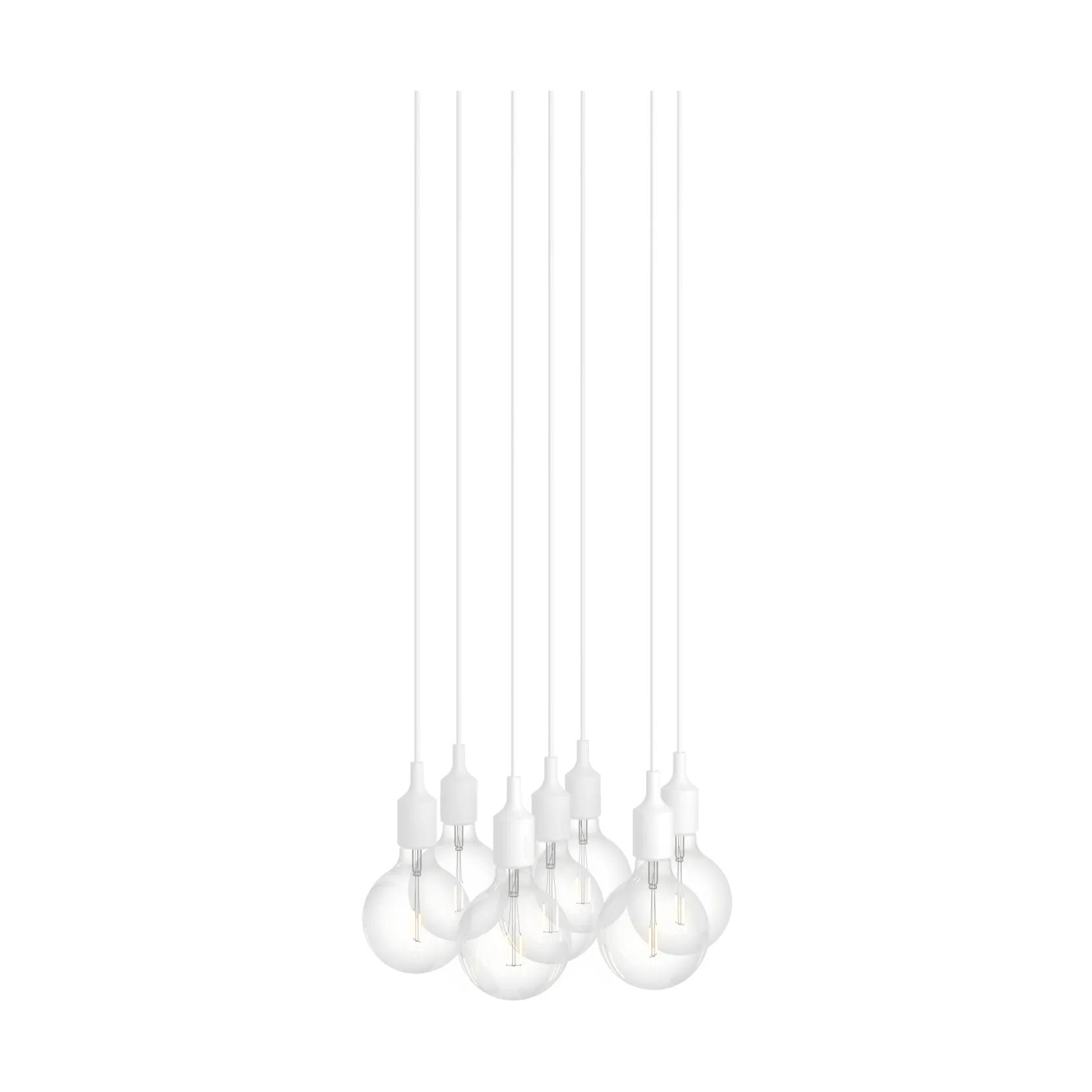 E27 Pendant Cluster 7 Pendel, Weiß Muuto