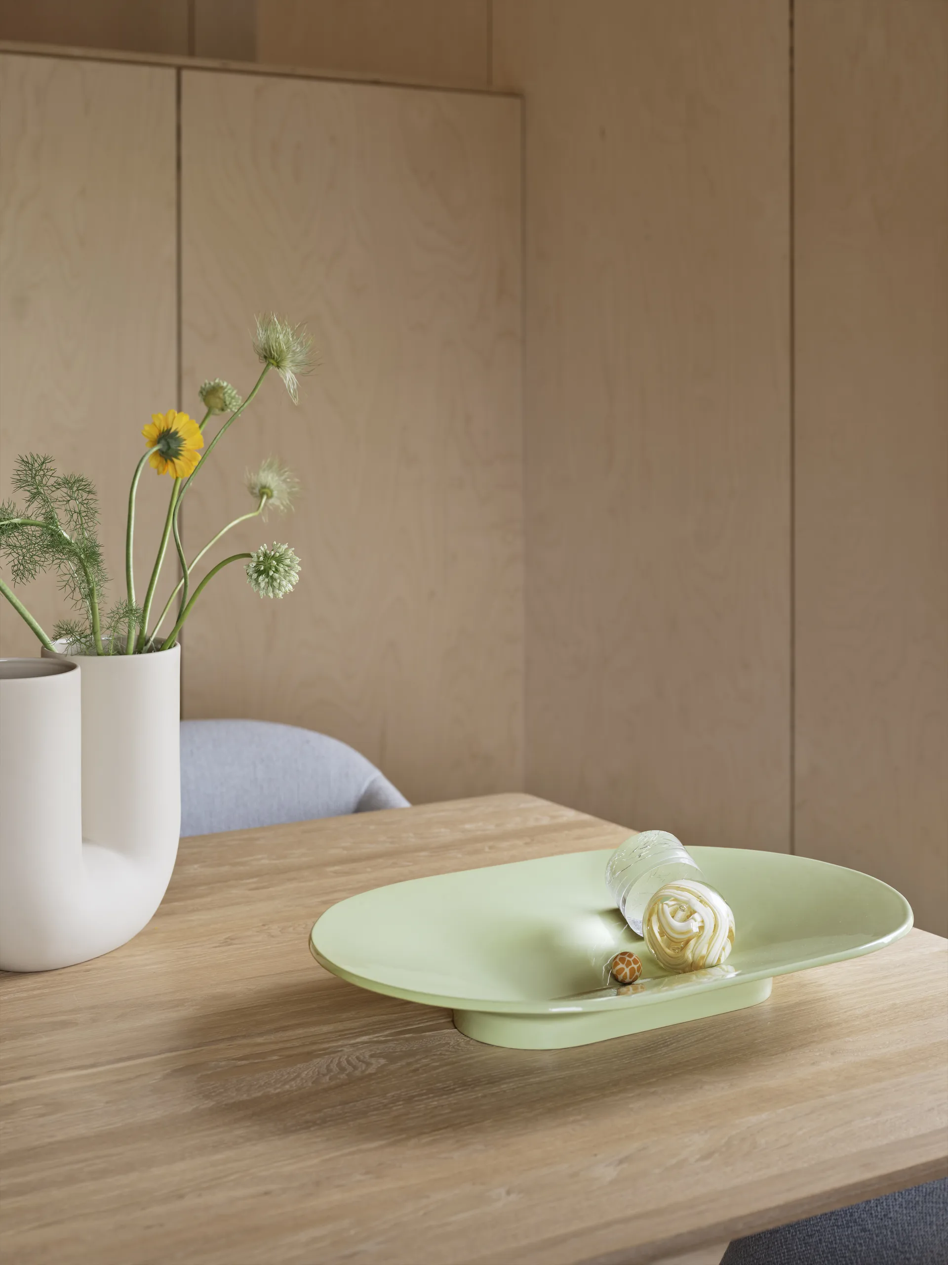 Mere Schale 52x36 cm, Light Green Muuto