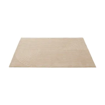 Relevo Rug Quattro Wollteppich - Light rose, 170x240 cm - Muuto
