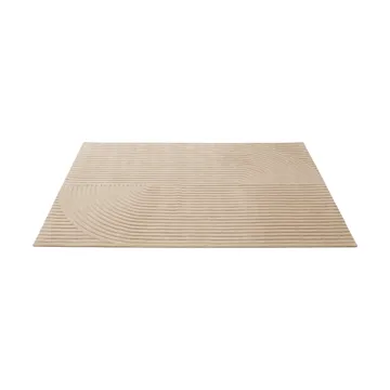 Relevo Rug Quattro Wollteppich - Light rose, 200x300 cm - Muuto