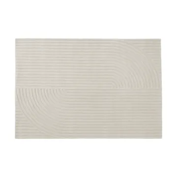 Relevo Rug Quattro Wollteppich - Off white, 170x240 cm - Muuto