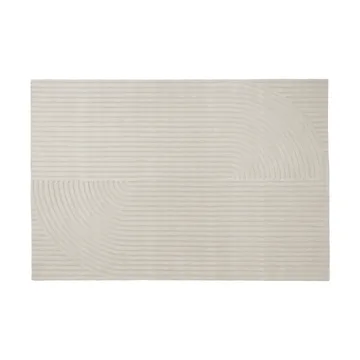 Relevo Rug Quattro Wollteppich - Off white, 200x300 cm - Muuto