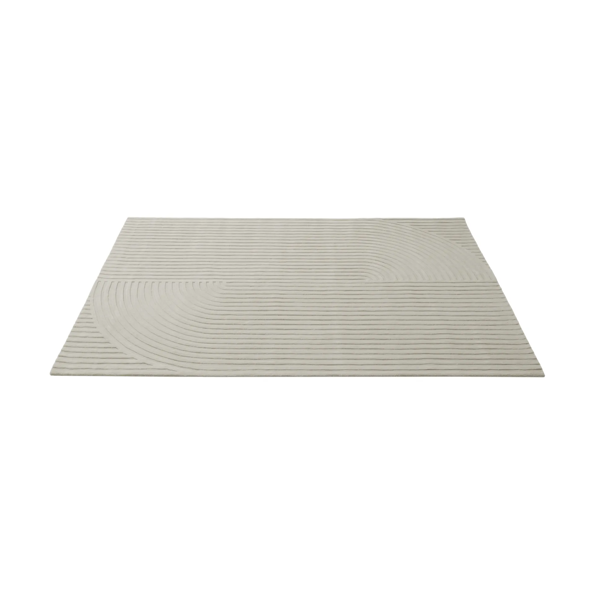 Relevo Rug Quattro Wollteppich, Off white, 200x300 cm Muuto