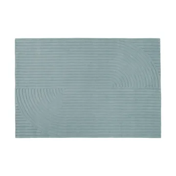 Relevo Rug Quattro Wollteppich - Sage green, 170x240 cm - Muuto