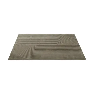 Relevo Rug Quattro Wollteppich - Taupe, 170x240 cm - Muuto