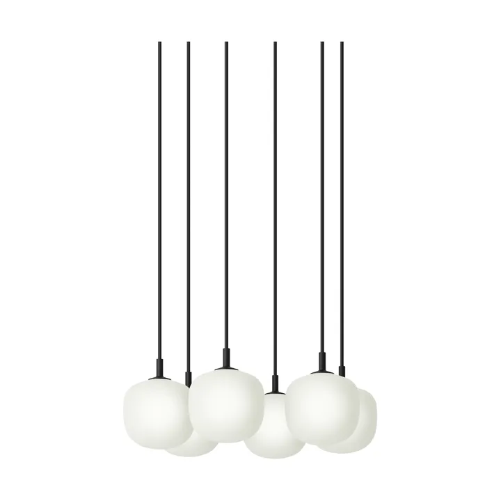 Rime Pendant Cluster 6 Pendel - Schwarz, Ø12 cm - Muuto