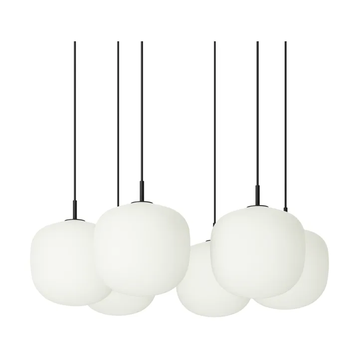 Rime Pendant Cluster 6 Pendel - Schwarz, Ø25 cm - Muuto