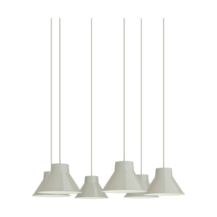 Top Pendant Cluster 6 Pendelleuchte - Grau, Ø21 cm - Muuto