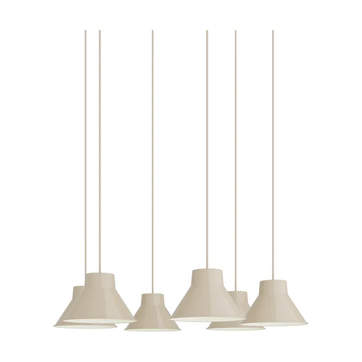 Top Pendant Cluster 6 Pendelleuchte - Sand, Ø21 cm - Muuto