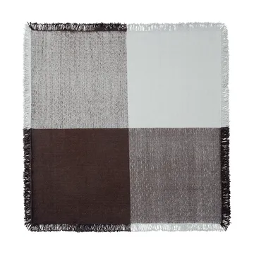 Verso Wollteppich - Cool grey-Dunkelbraun, 258x258 cm - Muuto