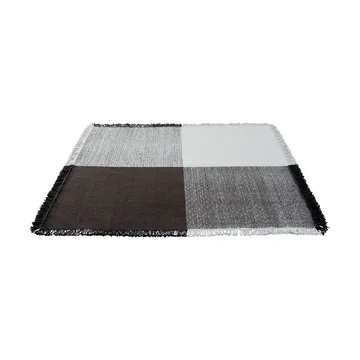 Verso Wollteppich - Cool grey-Dunkelbraun, 258x258 cm - Muuto