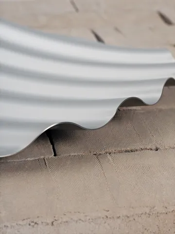 Wave Tablett Ø50cm - Edelstahl - Muuto