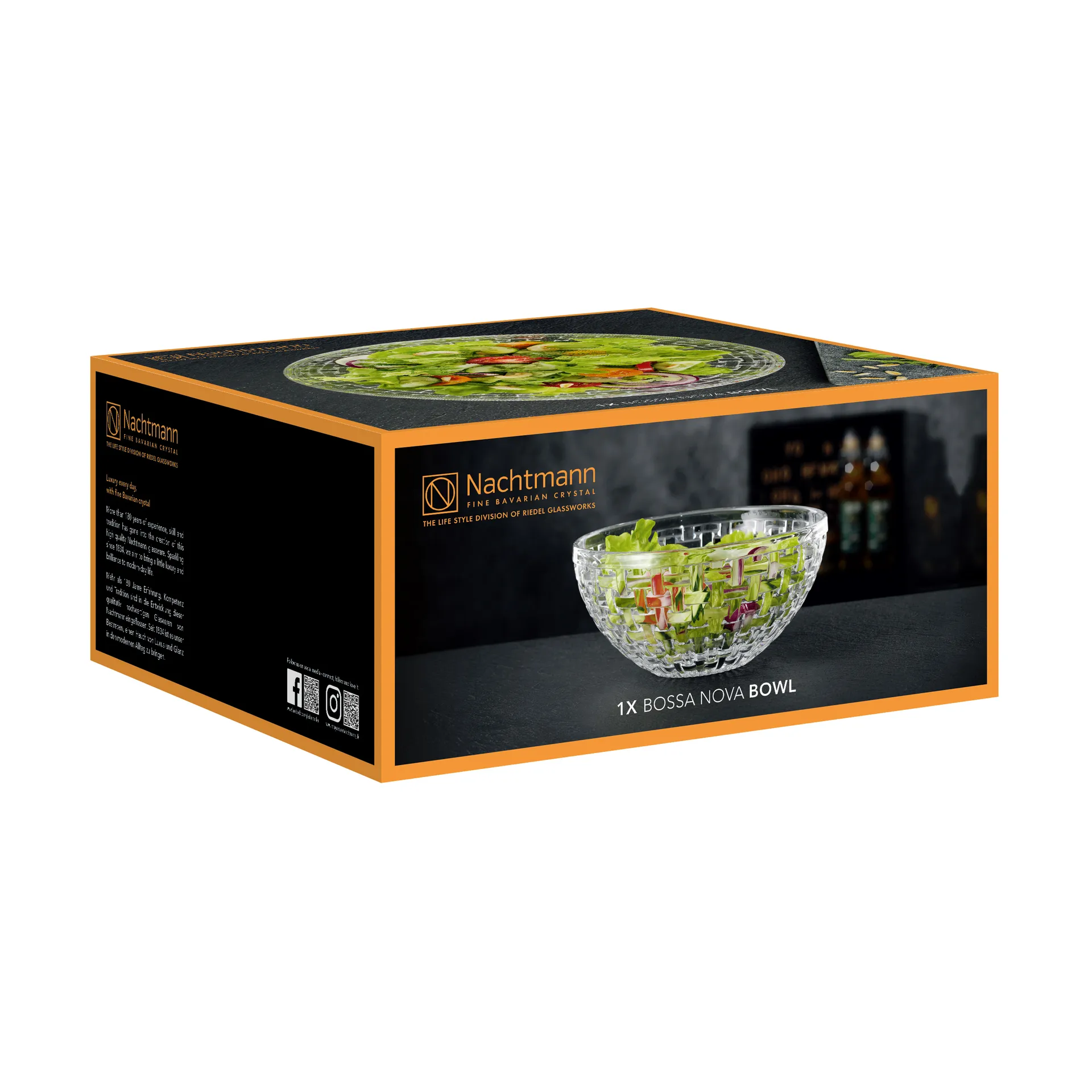 Bossa Nova Schale 23cm, Klar Nachtmann