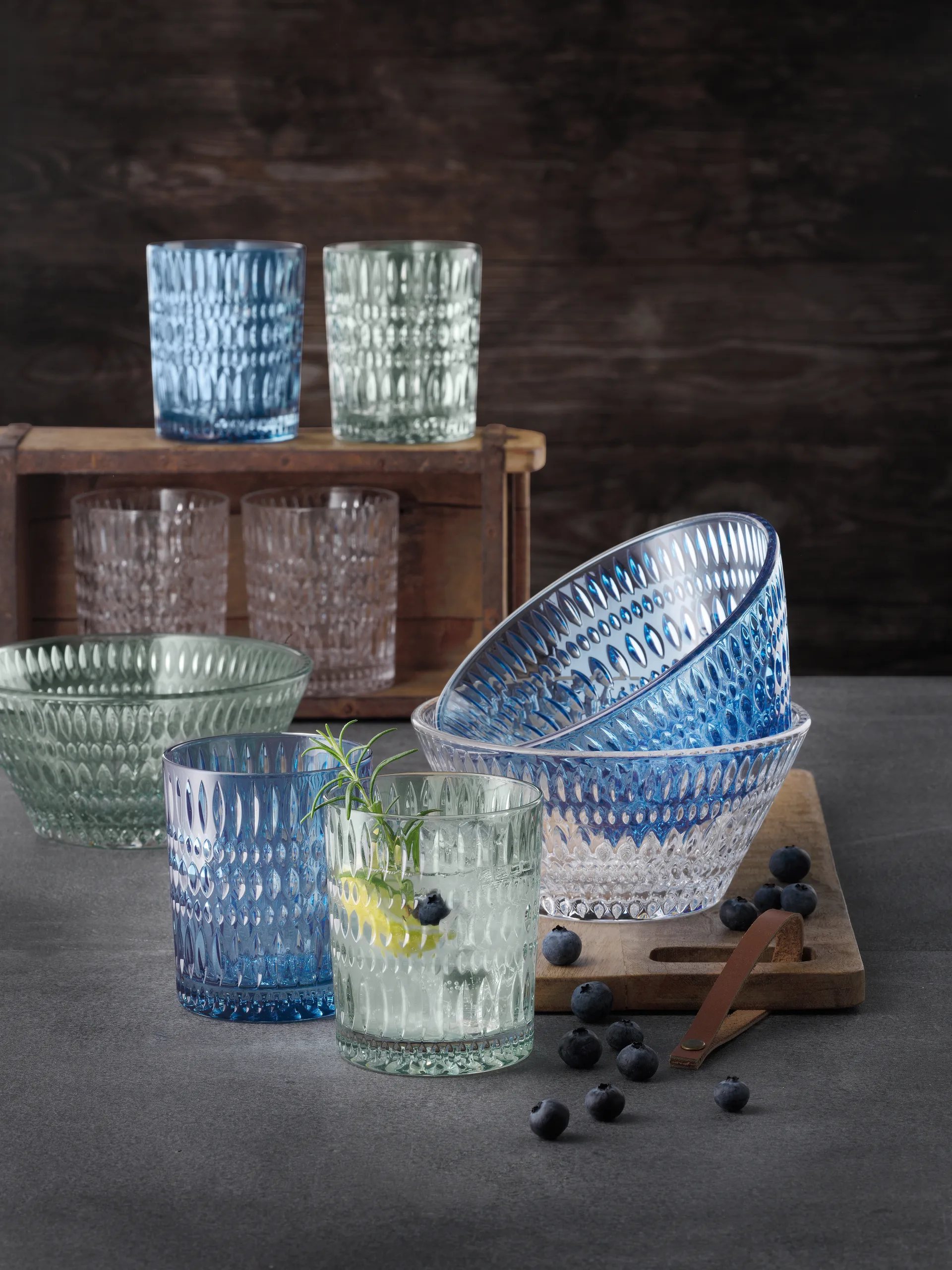 Ethno Schale Ø16,5 cm, Vintage blue Nachtmann