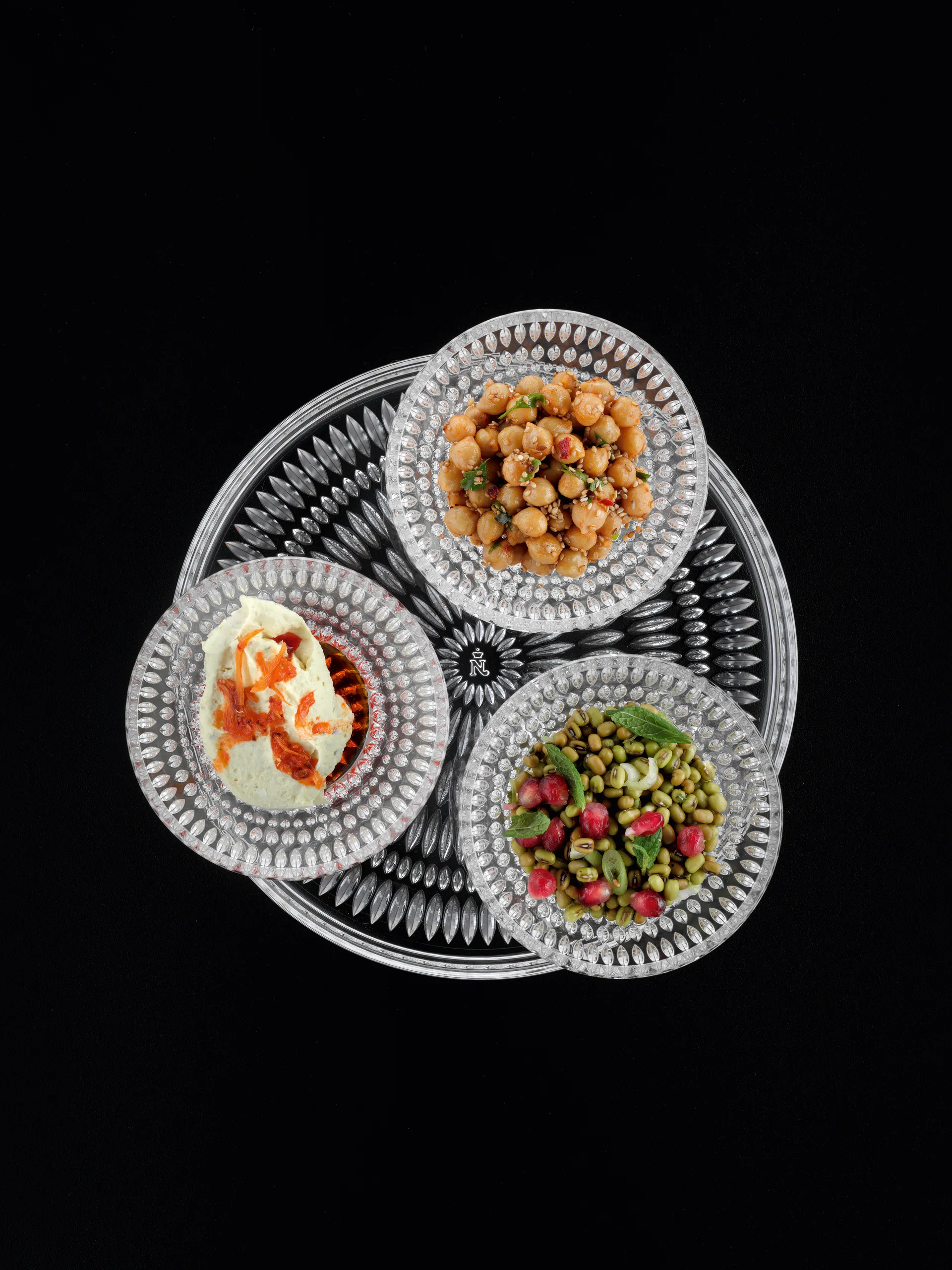 Ethno Servierset, Kristallglas, 4-teilig Nachtmann