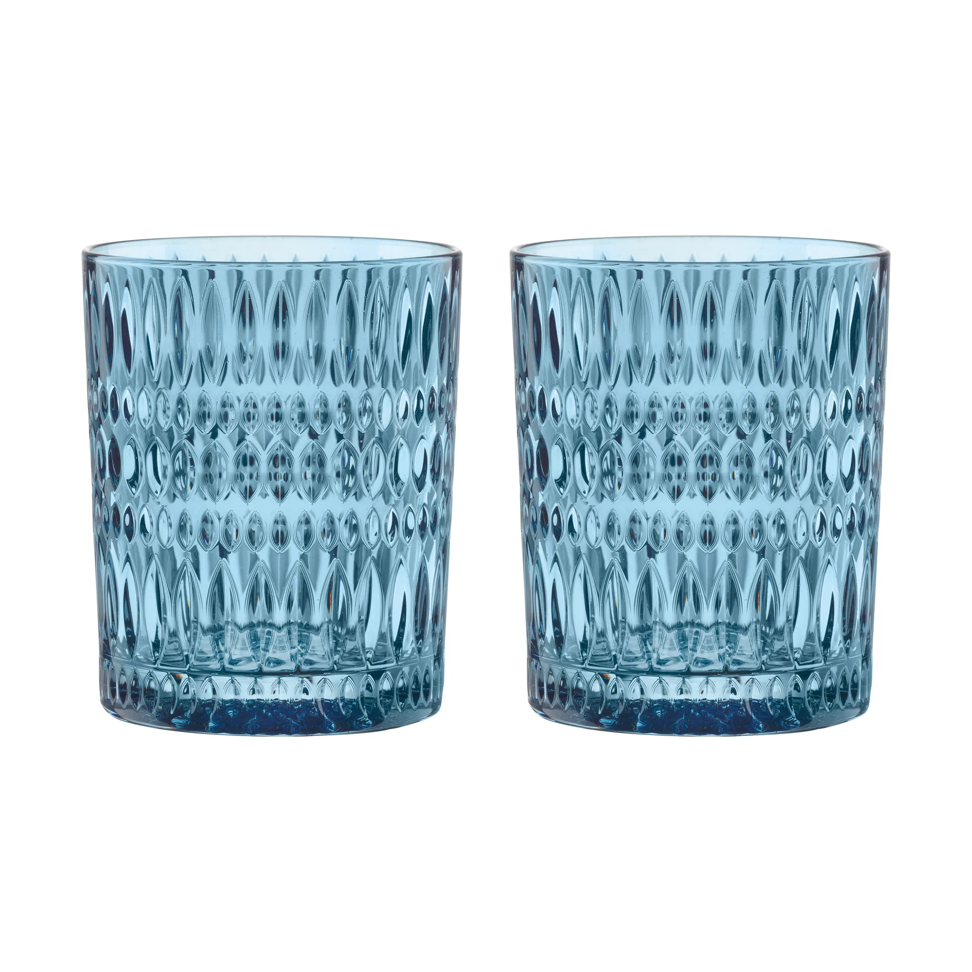 Ethno Tumblerglas 30,4 cl 2er-Pack, Vintage blue Nachtmann