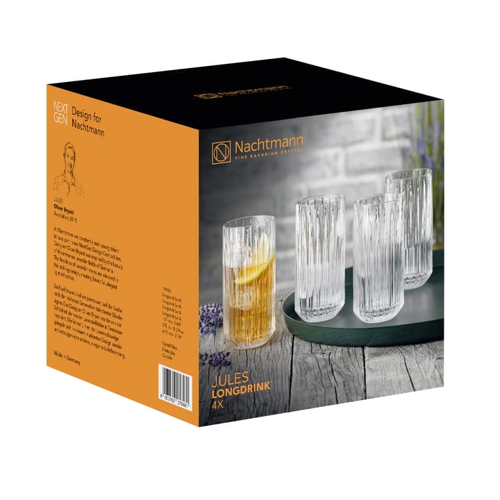 Jules Longdrink 4er Pack, Klar Nachtmann