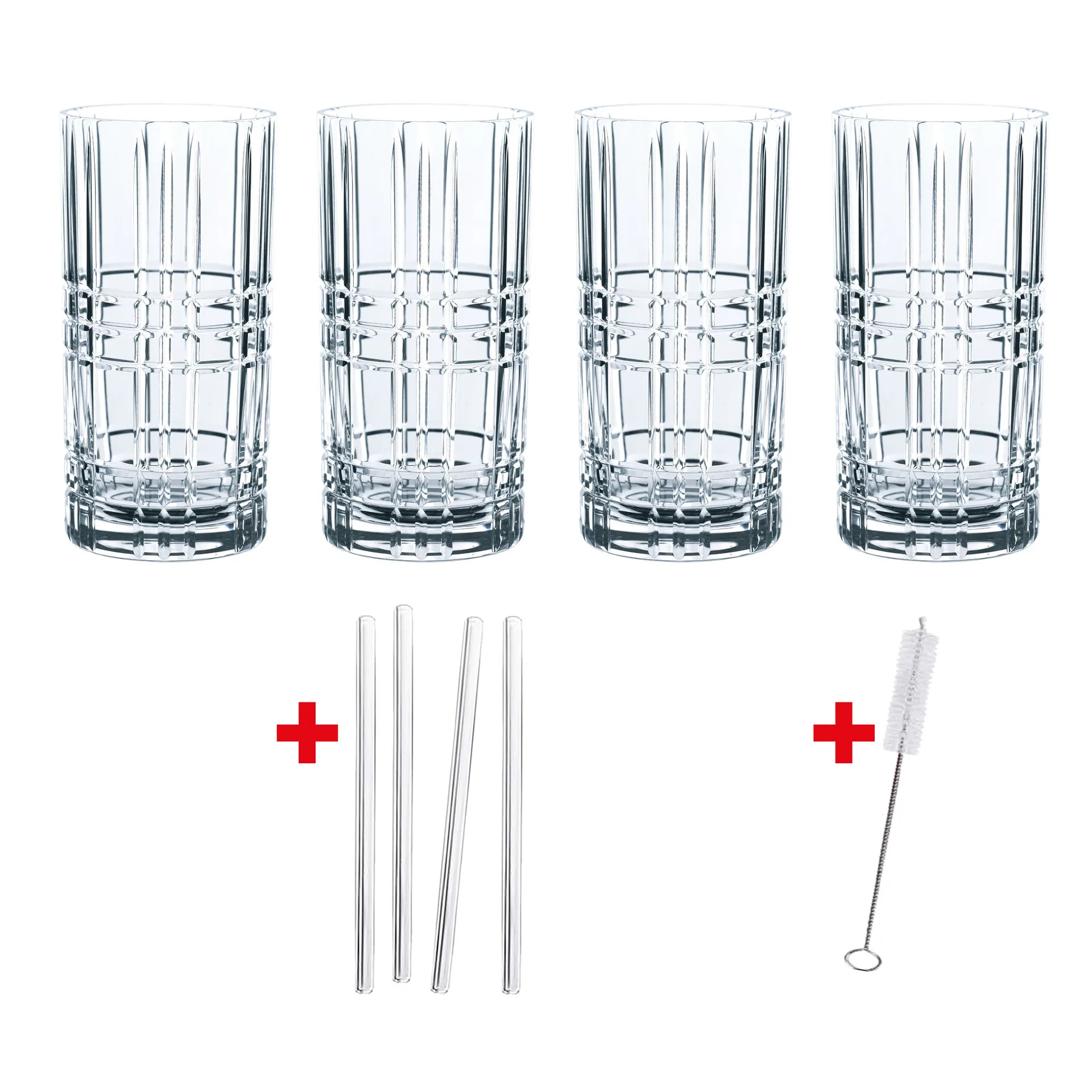 Natchmann Feel Good Longdrinkglas 4er-Pack, 44,5 cl Nachtmann