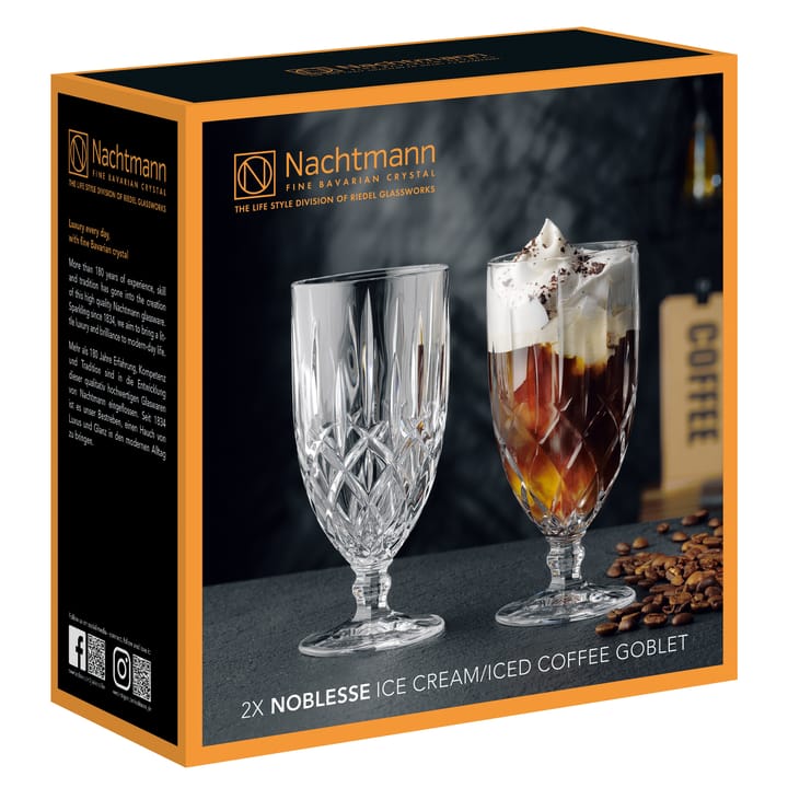 Noblesse Dessertglas 2er Pack, Klar Nachtmann