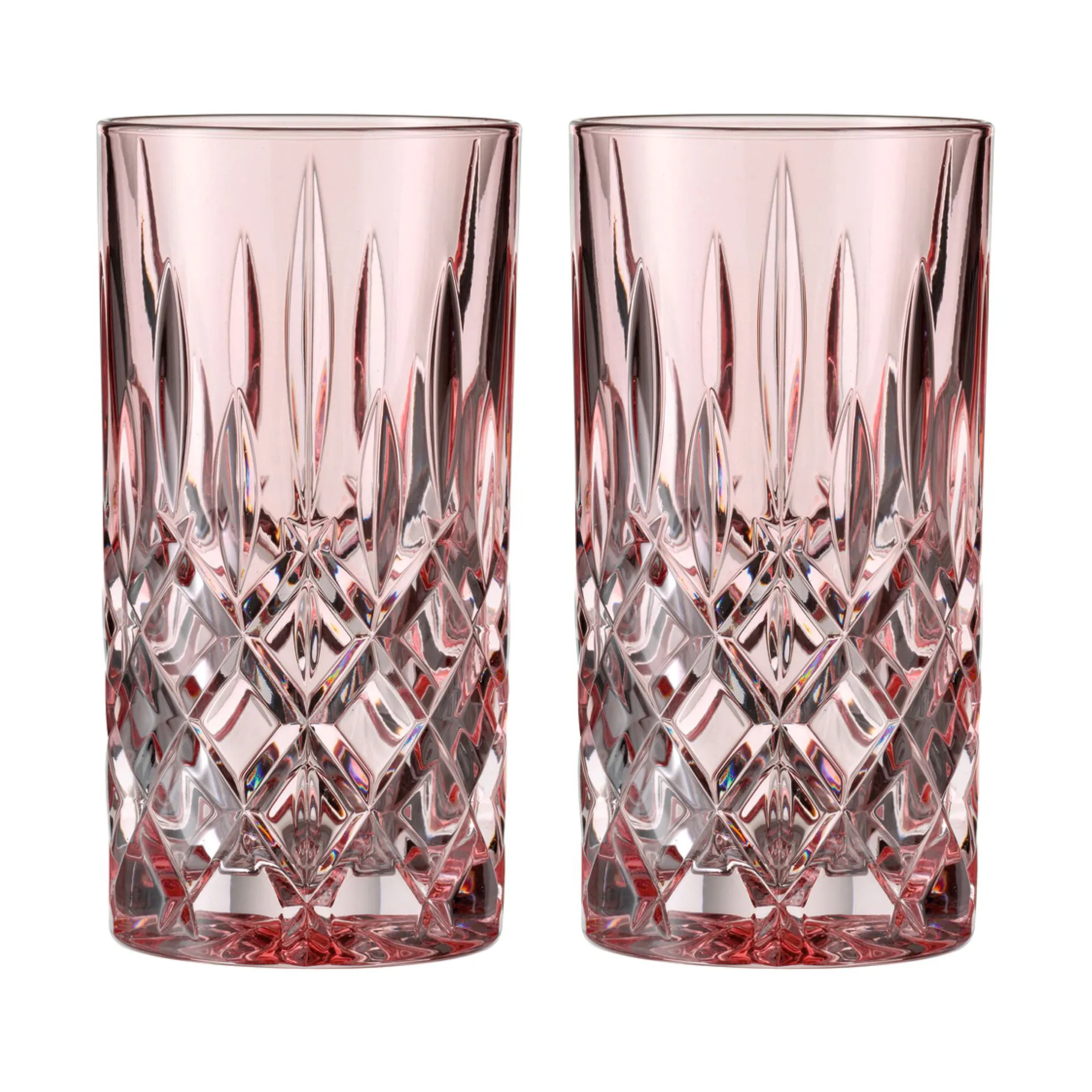 Noblesse Longdrinkglas 39,5 cl 2er-Pack, Rosé Nachtmann