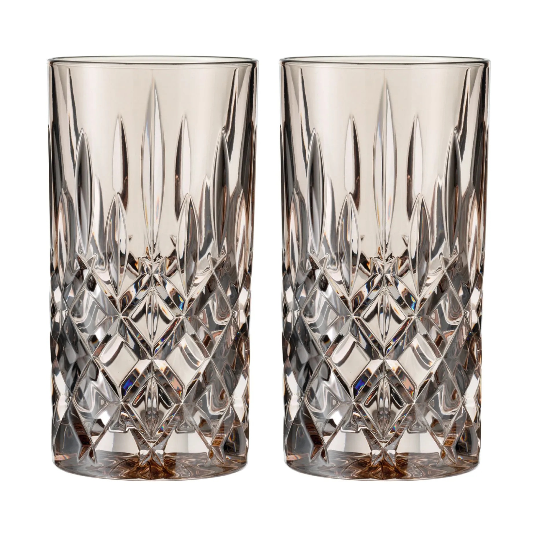 Noblesse Longdrinkglas 39,5 cl 2er-Pack, Taupe Nachtmann