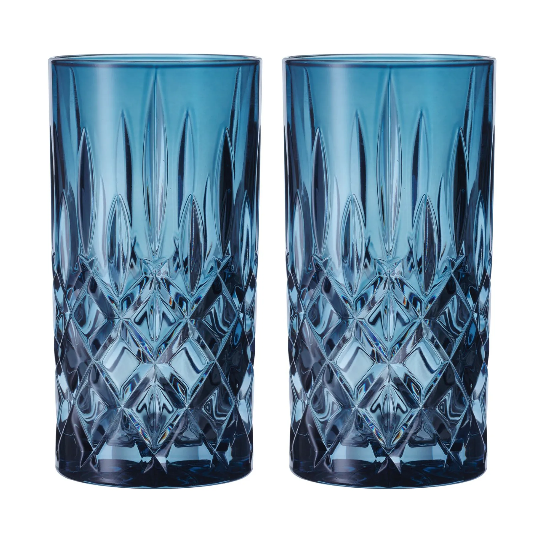 Noblesse Longdrinkglas 39,5 cl 2er-Pack, Vintage blue Nachtmann
