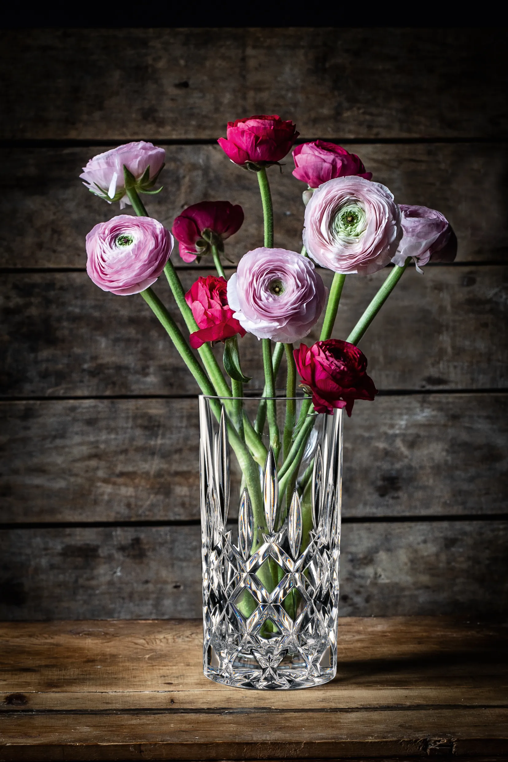 Noblesse Vase, Kristallglas, 23 cm Nachtmann