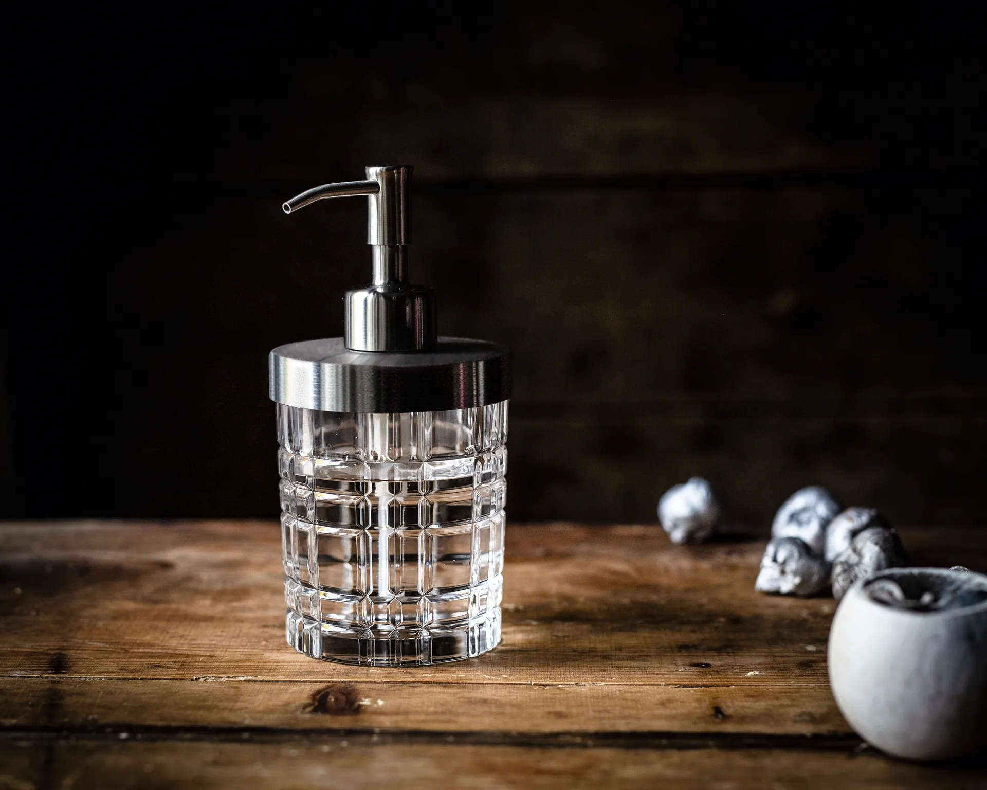 Square Seifenspender 16,5cm, Klar Nachtmann