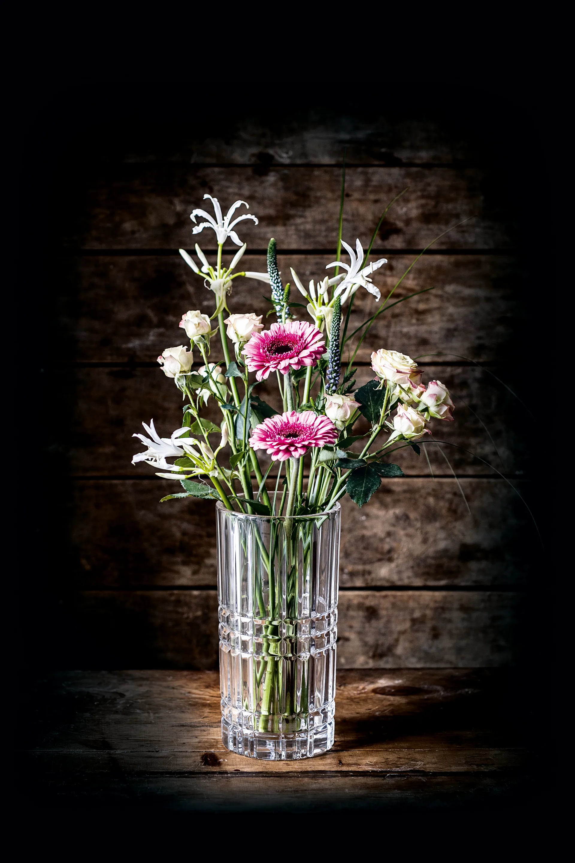 Square Vase, Kristallglas, 23 cm Nachtmann