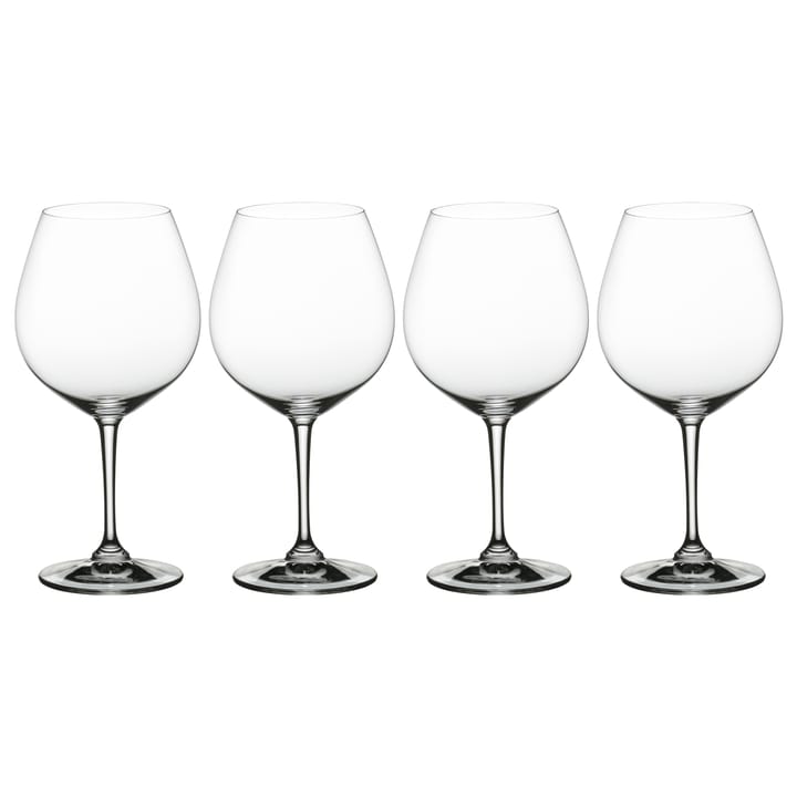 Vivino burgundy Rotweinglas 70cl 4er Pack, Klar Nachtmann