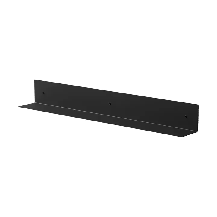 Nichba Badezimmerregal - Schwarz, 80 cm - Nichba