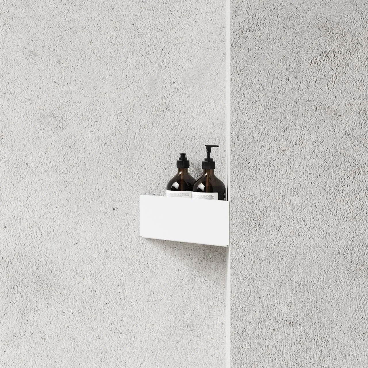 Nichba Duschablage, White, Ecke Nichba